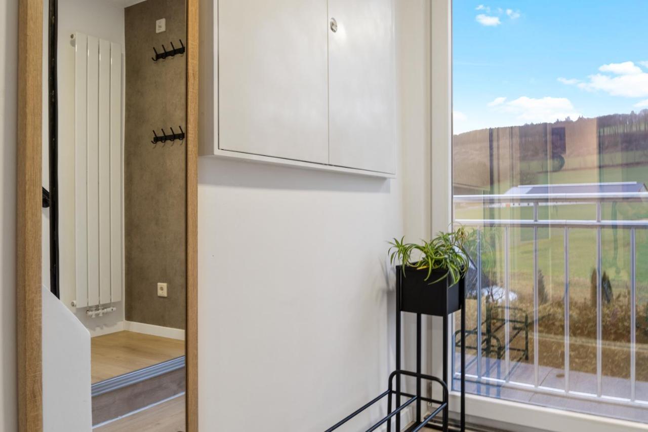 Modernes 3-Zimmer Loft Mit Balkon Hennesee 5 Min Eslohe Bagian luar foto